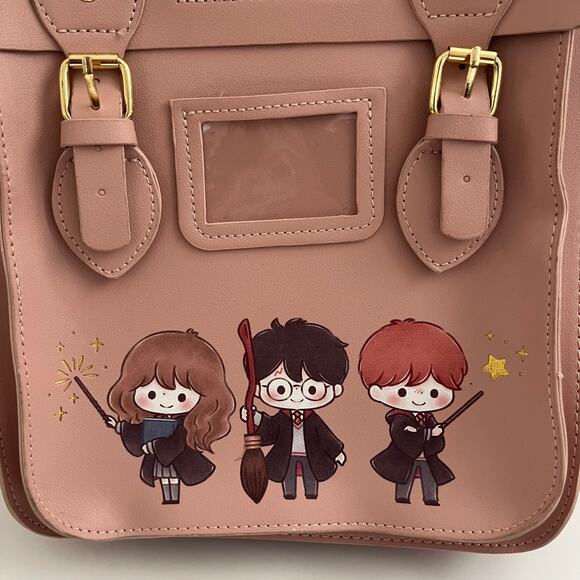 Harry Potter Chibi Trio Character Backpack Pink Warner Bros. Wizarding World NEW main image 8